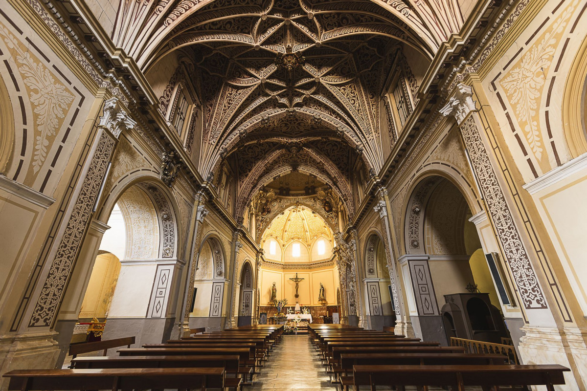 Interior de la Iglesia de Santa María Magdalena de Lécera