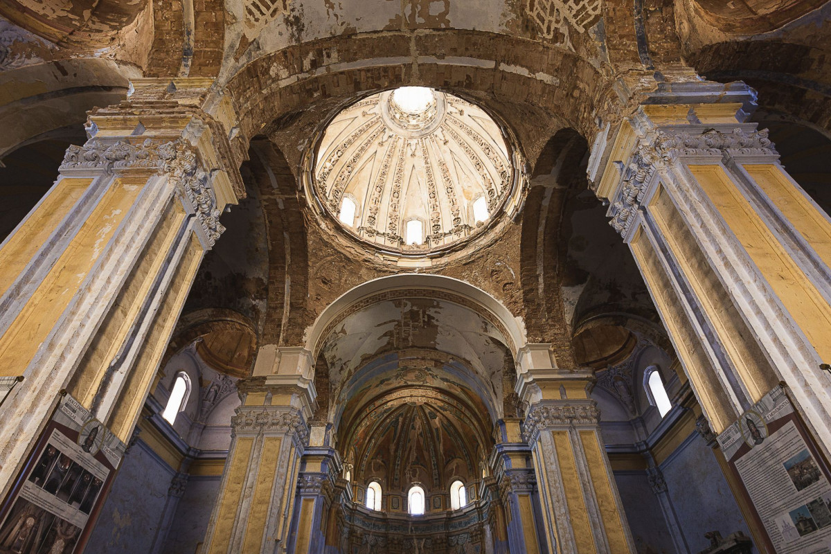 Pinturas en el interior de la ermita de San Clemente